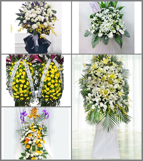 福建宁德周宁县七步镇登科地村白事花篮预定
