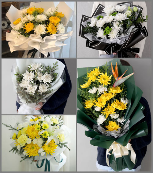 福建宁德周宁县七步镇登科地村白事花束代送